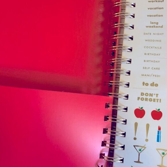 Kate Spade Planner Journal Agenda Notes Aug 2023 - Dec 2024 NWT not used - Picture 4 of 8